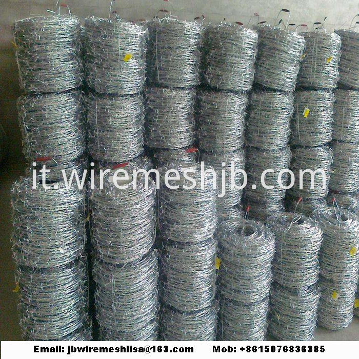 Galvanized and PVC Coated Barbed Wire